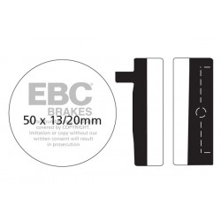 Placute de frana EBC FA012 Placute de frana EBC FA012