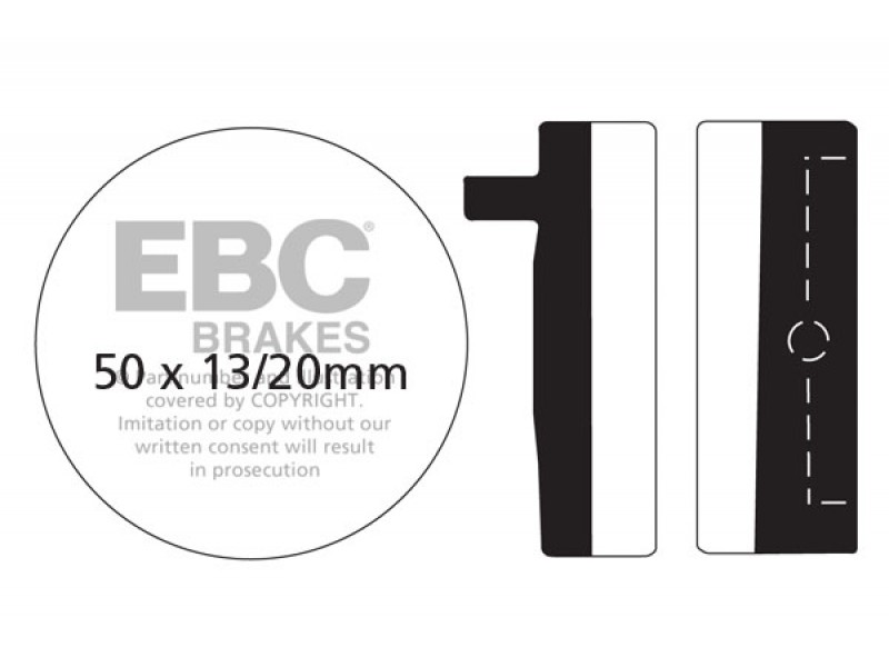 Placute de frana EBC FA012