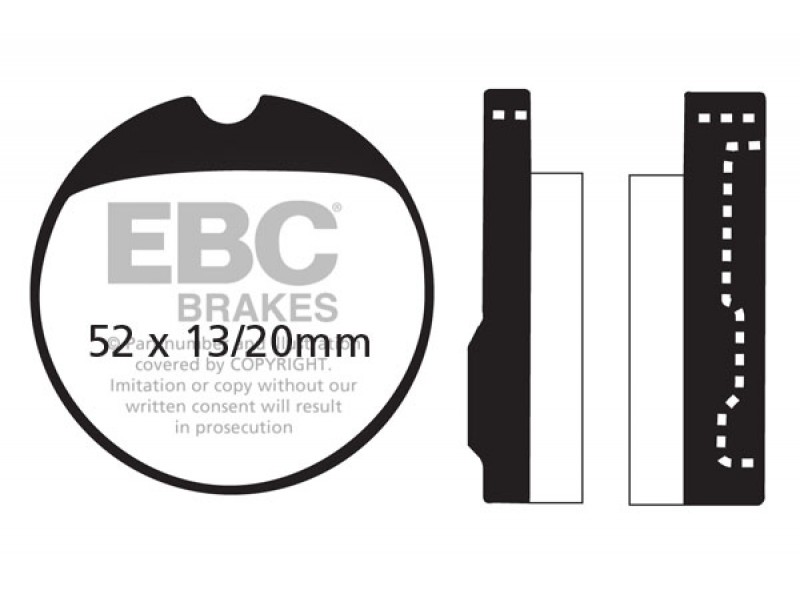 Placute de frana EBC FA013V
