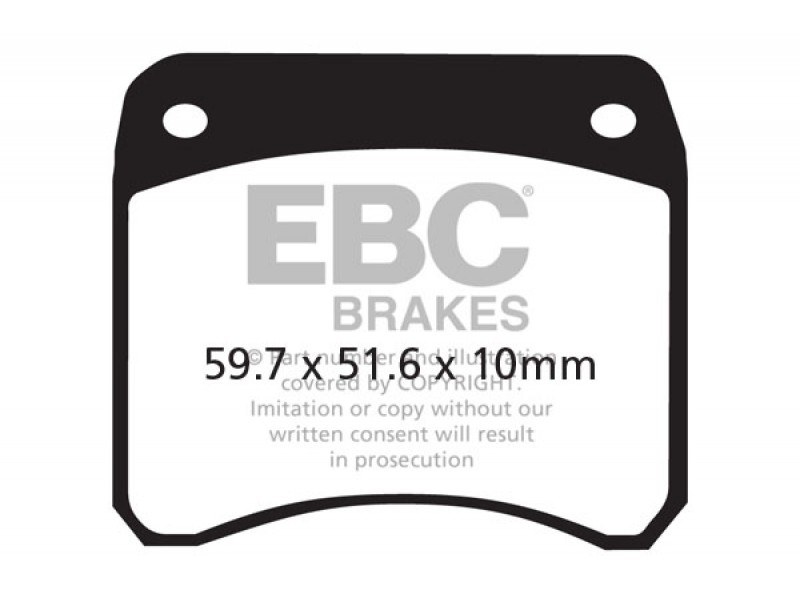 Placute de frana EBC FA016 Placute de frana EBC FA016