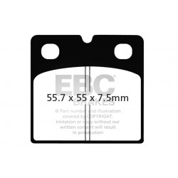 Placute de frana EBC FA019 Placute de frana EBC FA019