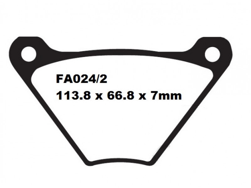 Placute de frana EBC FA024/2 Placute de frana EBC FA024/2