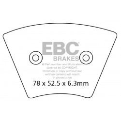 Placute de frana EBC FA026 Placute de frana EBC FA026