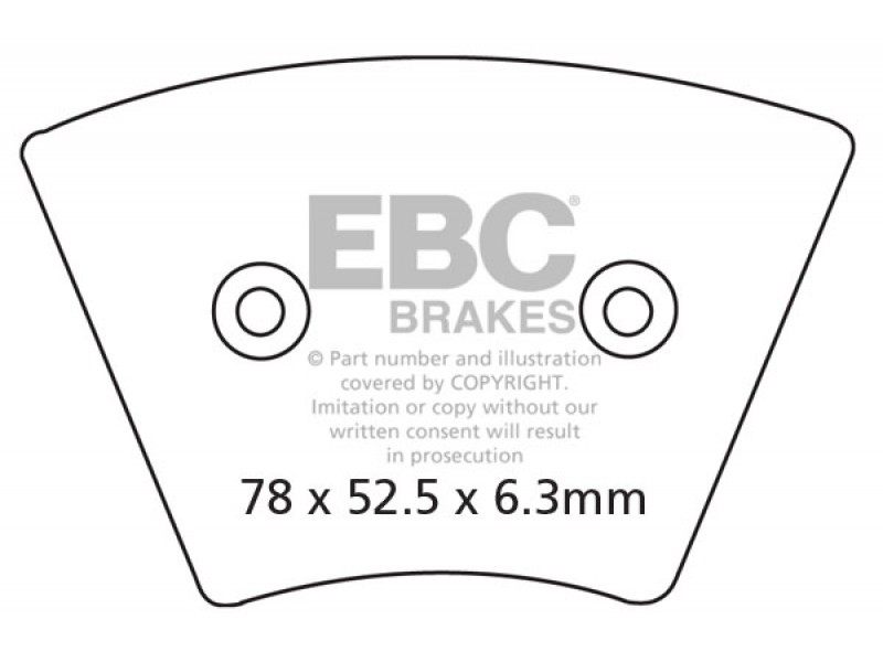 Placute de frana EBC FA026 Placute de frana EBC FA026