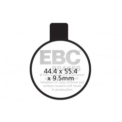 Placute de frana EBC FA027 Placute de frana EBC FA027