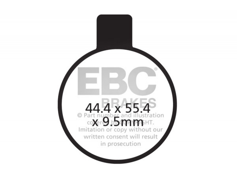 Placute de frana EBC FA027 Placute de frana EBC FA027