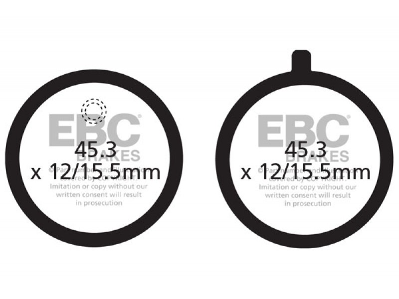 Placute de frana EBC FA028 Placute de frana EBC FA028