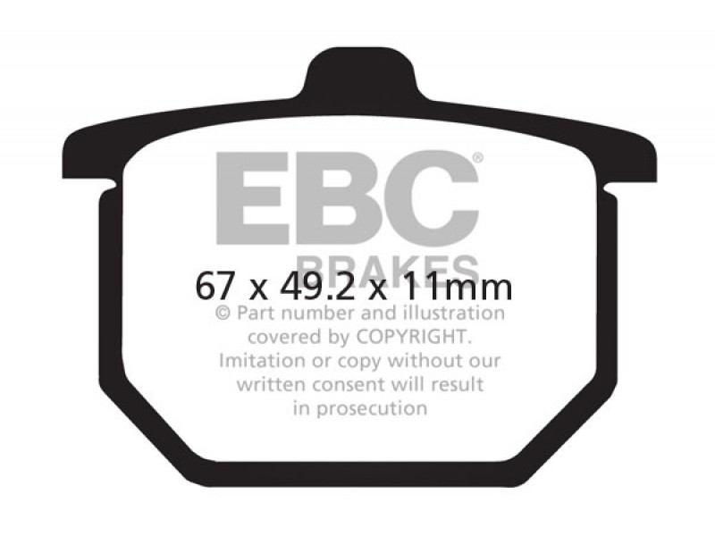 Placute de frana EBC FA029V