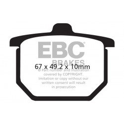 Placute de frana EBC FA030 Placute de frana EBC FA030