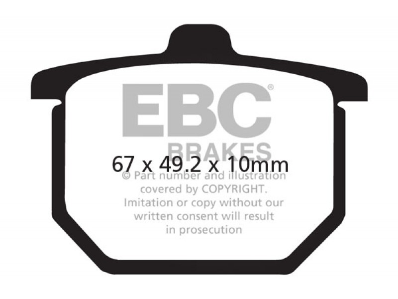 Placute de frana EBC FA030