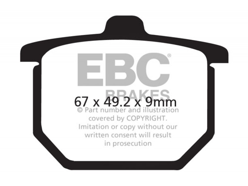 Placute de frana EBC FA031 Placute de frana EBC FA031