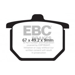Placute de frana EBC FA031V Placute de frana EBC FA031V