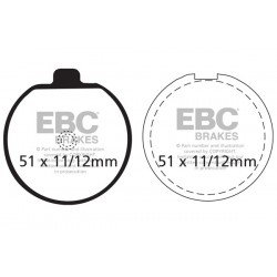 Placute de frana EBC FA035 Placute de frana EBC FA035