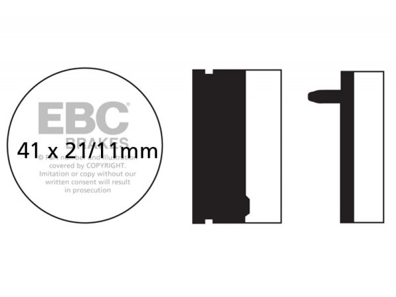 Placute de frana EBC FA040