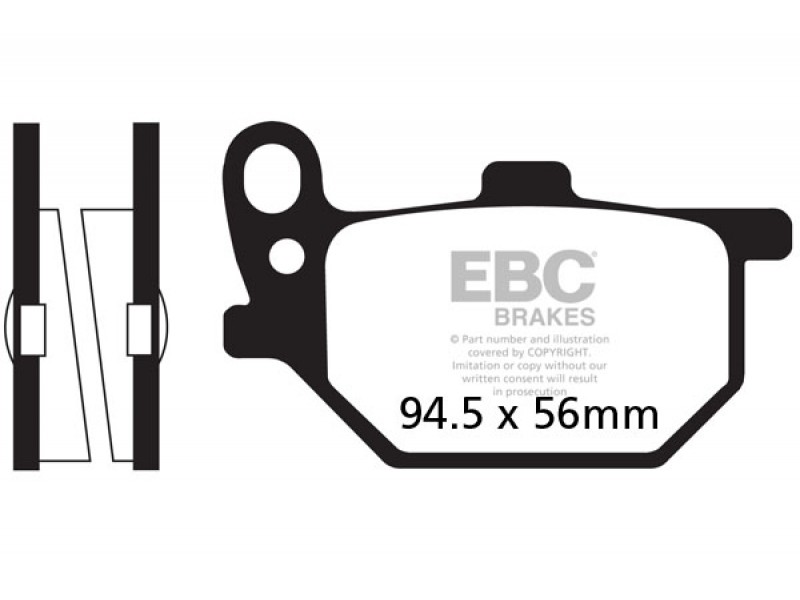 Placute de frana EBC FA041 Placute de frana EBC FA041