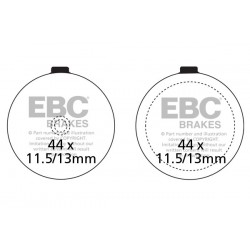 Placute de frana EBC FA046 Placute de frana EBC FA046