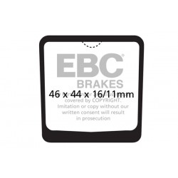 Placute de frana EBC FA048 Placute de frana EBC FA048