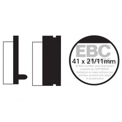 Placute de frana EBC FA052 Placute de frana EBC FA052