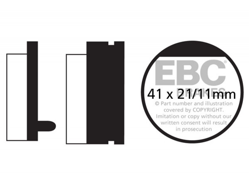 Placute de frana EBC FA052 Placute de frana EBC FA052