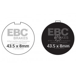 Placute de frana EBC FA056 Placute de frana EBC FA056