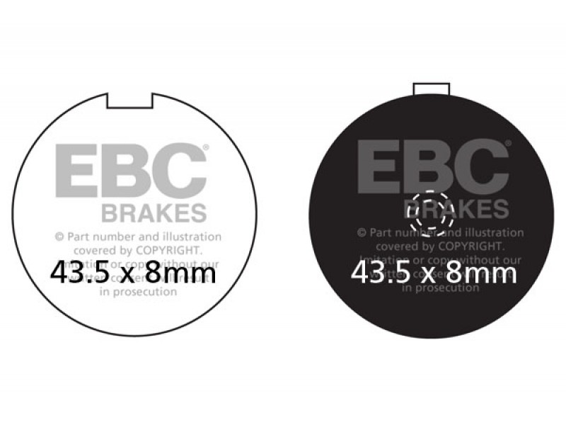 Placute de frana EBC FA056