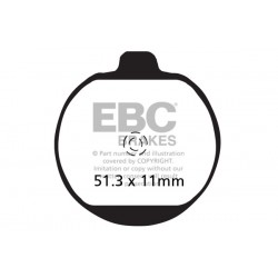 Placute de frana EBC FA062 Placute de frana EBC FA062
