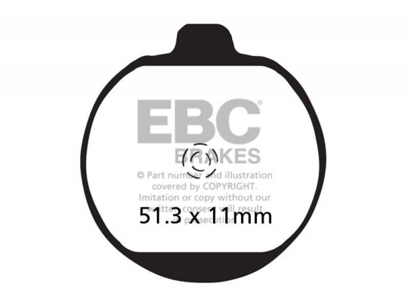 Placute de frana EBC FA062