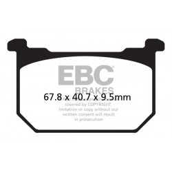 Placute de frana EBC FA068 Placute de frana EBC FA068