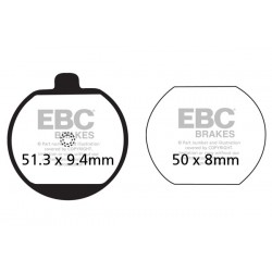 Placute de frana EBC FA073 Placute de frana EBC FA073