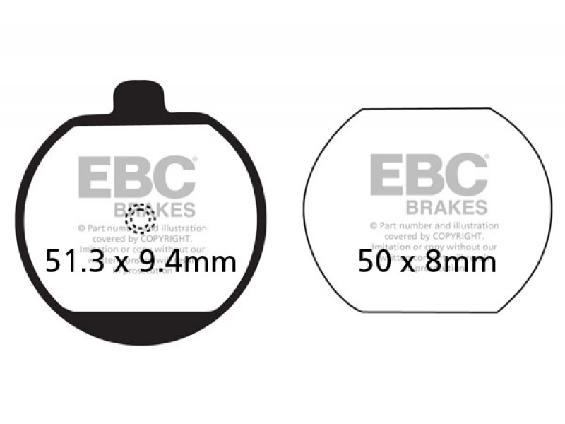 Placute de frana EBC FA073 Placute de frana EBC FA073