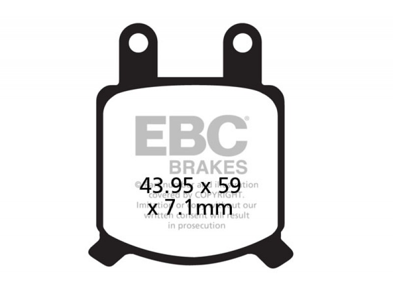 Placute de frana EBC FA076 Placute de frana EBC FA076