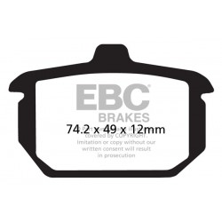 Placute de frana EBC FA078 Placute de frana EBC FA078
