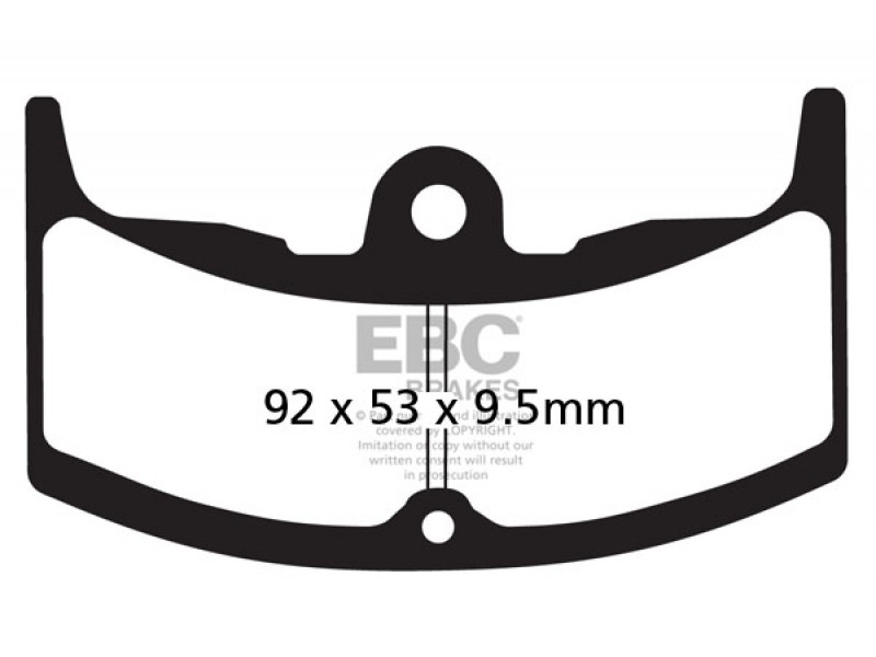 Placute de frana EBC FA080/2 Placute de frana EBC FA080/2