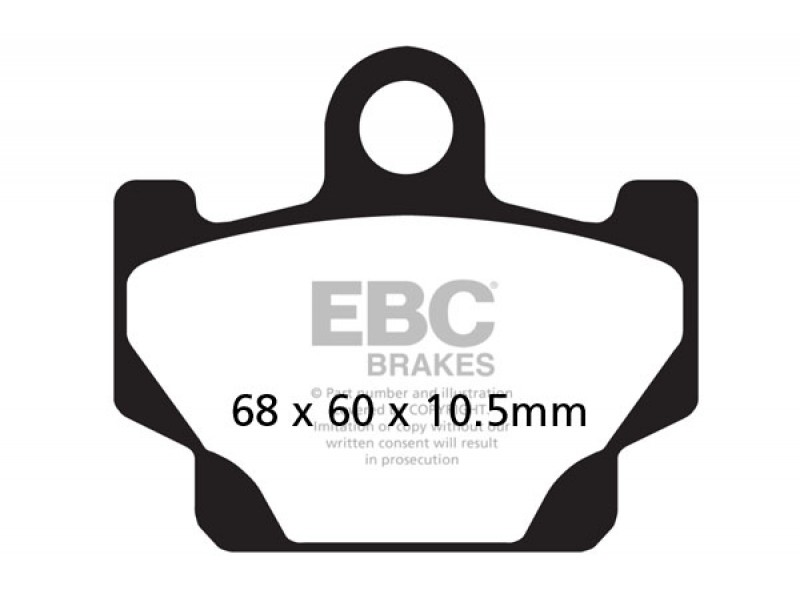 Placute de frana EBC FA081 Placute de frana EBC FA081