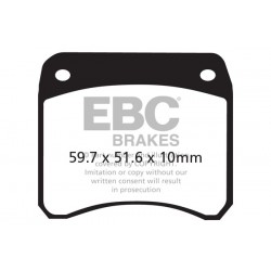 Placute de frana EBC GPFAX016HH Placute de frana EBC GPFAX016HH