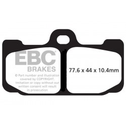 Placute de frana EBC GPFAX295HH Placute de frana EBC GPFAX295HH