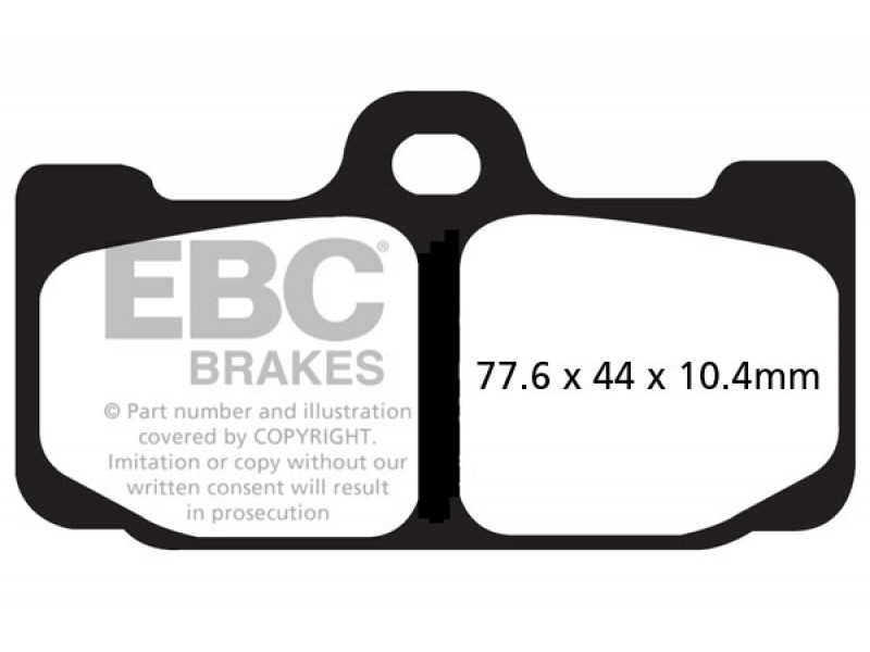 Placute de frana EBC GPFAX295HH