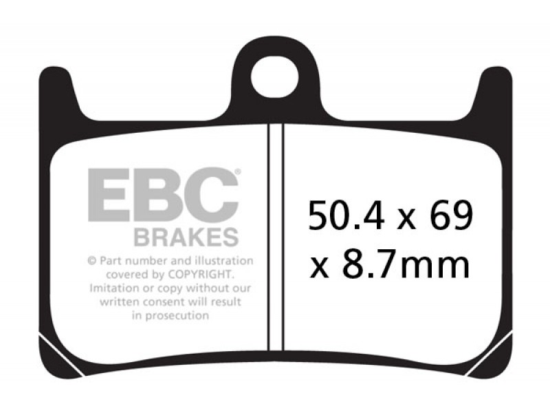 Placute de frana EBC GPFAX380HH