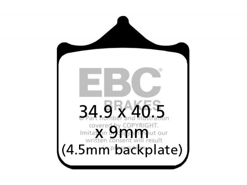 Placute de frana EBC GPFAX604/4HH