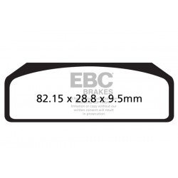 Placute de frana EBC GPFAX611HH Placute de frana EBC GPFAX611HH
