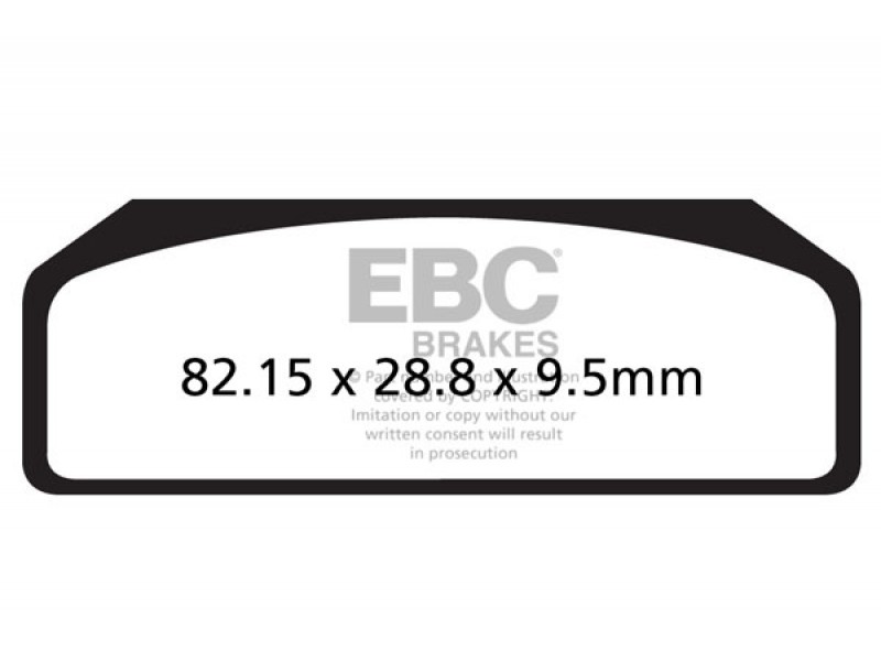 Placute de frana EBC GPFAX611HH