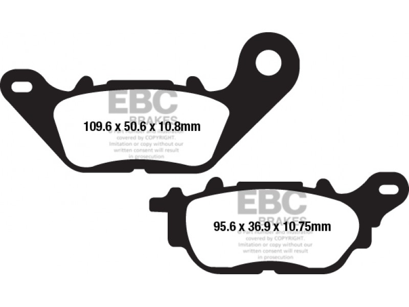 Placute de frana EBC GPFAX662HH