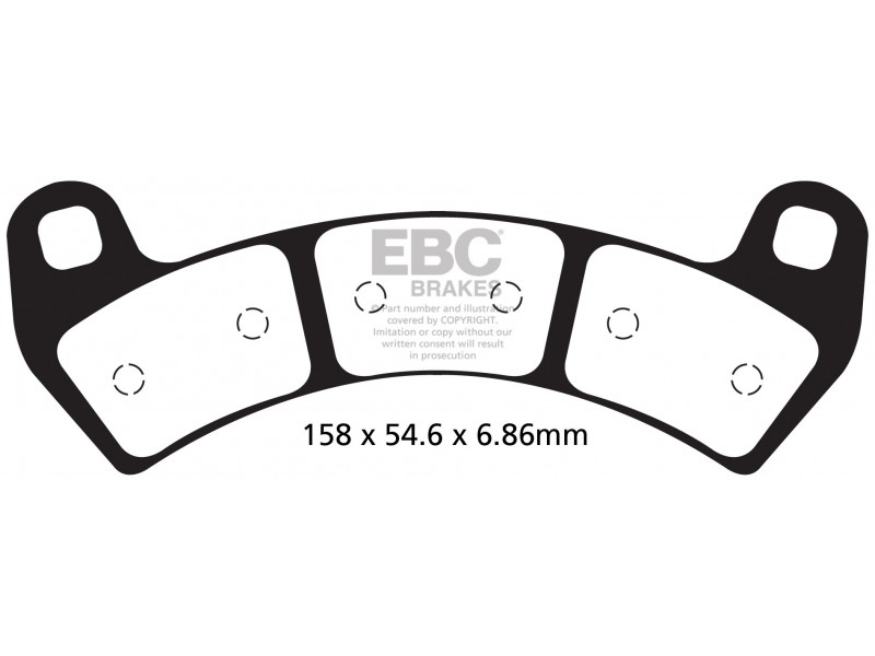 Placute de frana EBC FA680R