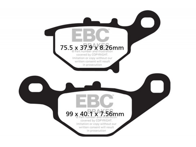 Placute de frana EBC FA401R Placute de frana EBC FA401R
