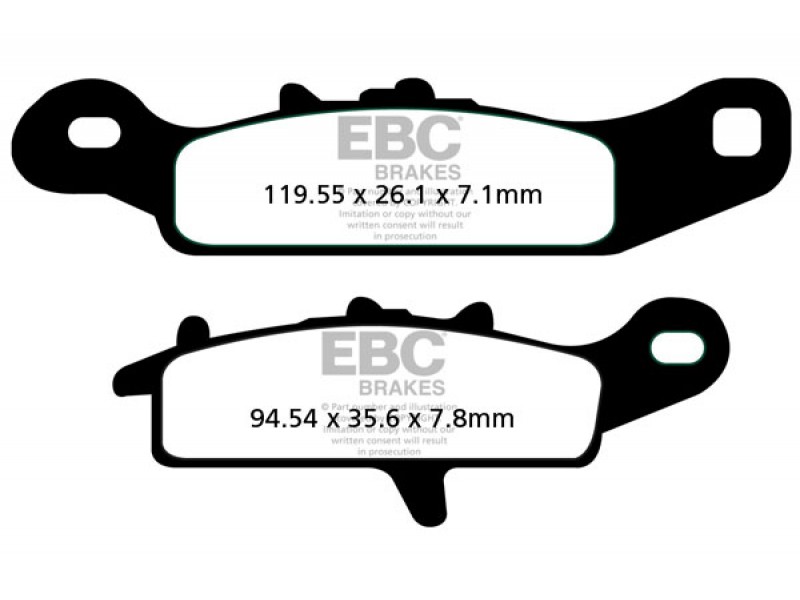 Placute de frana EBC FA342R Placute de frana EBC FA342R