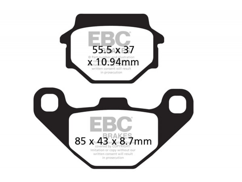 Placute de frana EBC FA372R