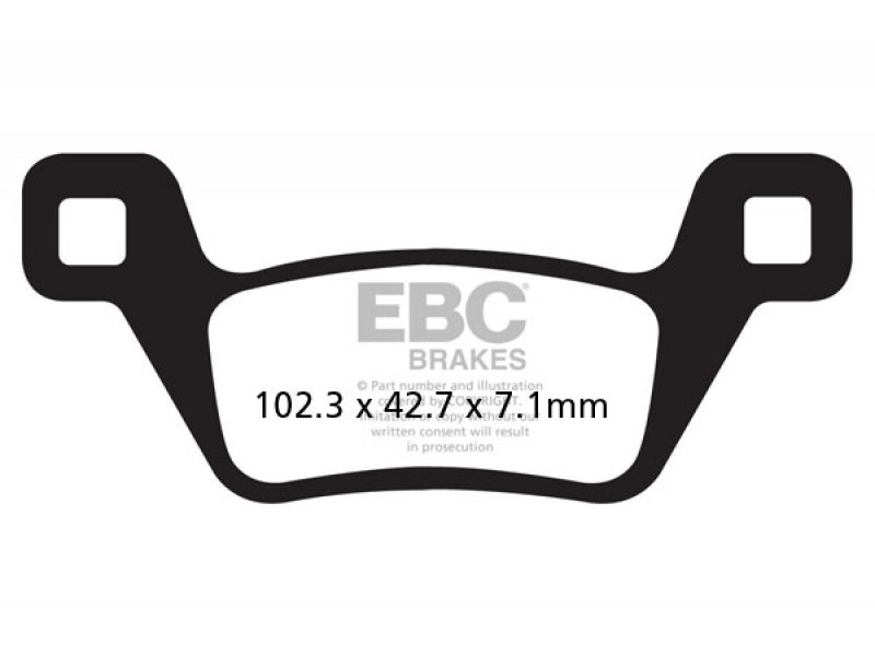 Placute de frana EBC FA600/2R