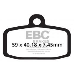Placute de frana EBC FA612R Placute de frana EBC FA612R