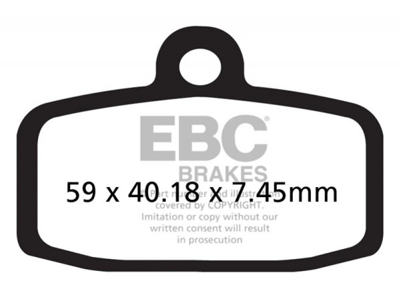 Placute de frana EBC FA612R Placute de frana EBC FA612R