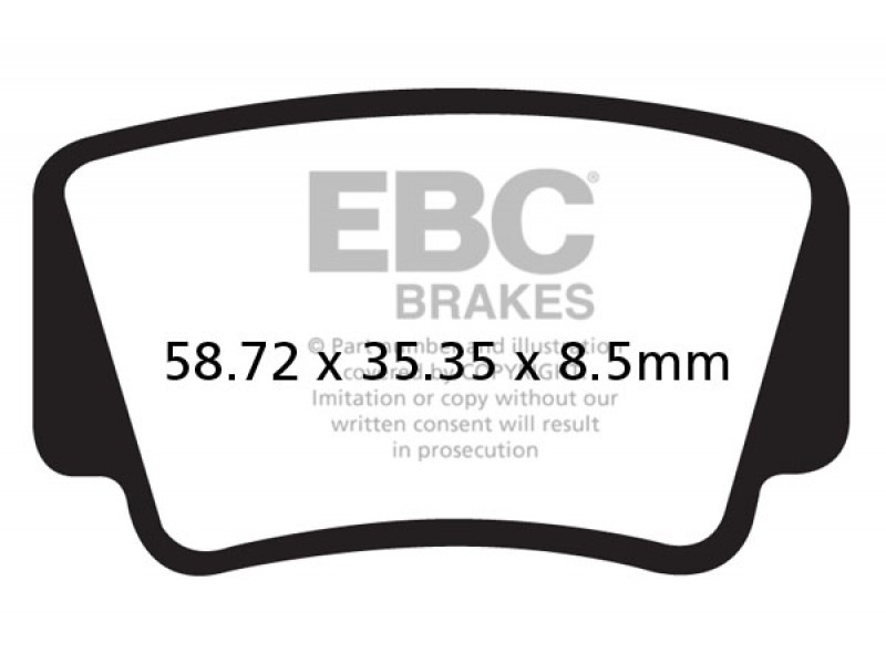 Placute de frana EBC FA463R